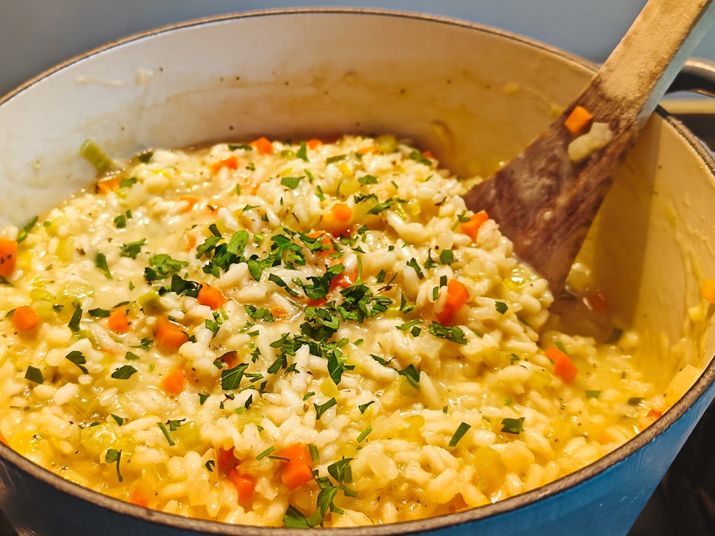 Vegetarische Risotto alla Soffrito